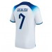 Cheap England Jack Grealish #7 Home Football Shirt World Cup 2022 Short Sleeve